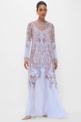 Lilac Paisley Hypnotic Sheath Dress